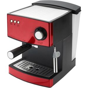 Adler - Machine à café, cafetière expresso ad 4404r, 15 bars, 850W, rouge - Publicité