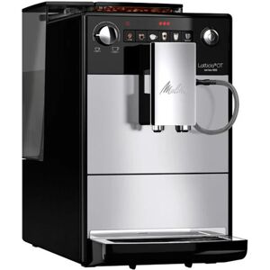 Melitta - Latticia One Touch Argent, Machine à Café à Grain avec Broyeur, Silencieuse, Système Latte Perfection, Mode 1 à 2 Tasses, Automatique, - Publicité