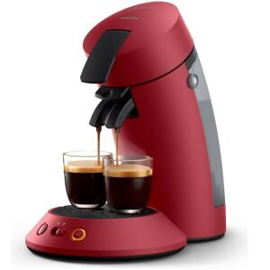 Machine a café a dosettes PHILIPS Senseo Original Plus CSA210/91 - Rouge - Publicité