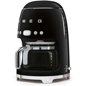 Machine à café filtre noir 10 tasses 1050 W DCF02BLEU Smeg [Blanc] - Publicité