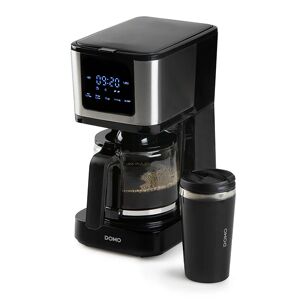 Cafetiere avec carafe et mug 900 W DO733K Domo [Noir]