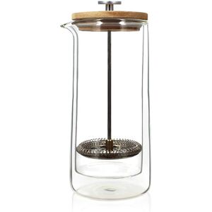 Cafetière à piston en verre double paroi Ogo [Transparent] - Publicité