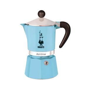 Cafetiere 6 tasses Rainbow bleu Bialetti