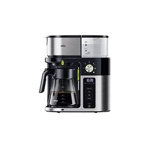 Braun MultiServe KF 9050 BK - Cafetière - 10 tasses - inox/noir - Publicité