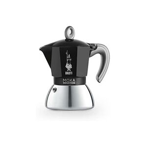 Bialetti Cafetière italienne Moka induction 4 tasses noir - - Noir - Aluminium - Publicité