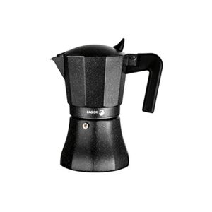 Fagor Cafetière Expresso Italienne en Aluminium, 9 Tasses de Café, Vitrocérame, Gaz,, Tiramisú, , Noir - Publicité