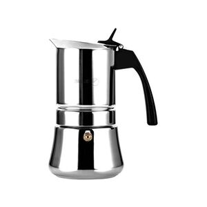 Fagor Cafetière Expresso Italienne Induction, Acier Inoxydable 6 Tasses de Café,, Etnica, , Argent - Publicité