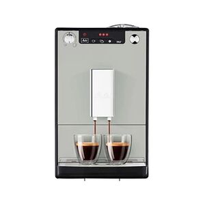 Melitta Expresso Avec Broyeur E950-777 1400W 1.2L Programme de Nettoyage Arrêt Automatique Gris Sable - Publicité