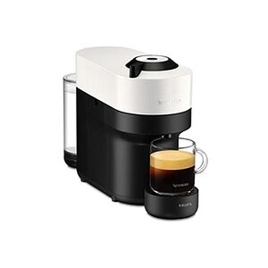 Krups Cafetière Nespresso Vertuo Pop XN9201 1500W 0.5L Arrêt Automatique Minuterie Filtre Réutilisable Blanc - Publicité