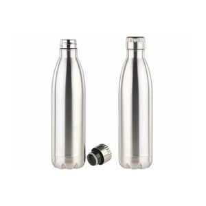 Rosenstein & Söhne : 2 bouteilles isothermes 750 ml à double-paroi en acier inoxydable - Publicité
