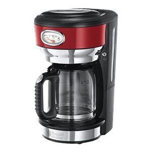 Spectrum Brands Russell Hobbs Retro 21700-56 - Cafetière - 10 tasses - rouge ruban - Publicité