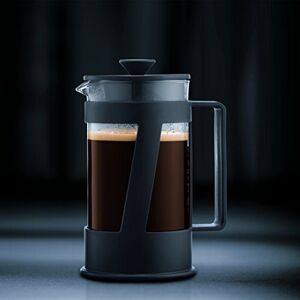 Bodum 10883-01 Crema Cafetière à Piston 8 Tasses 1 L Noir - Publicité