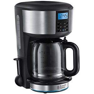 Russell Hobbs Cafetière Buckingham - Technologie de douchette avancée 1.25 L programmable 24h écran LCD 1 000 W fonction détartrage acier brossé 20680-56 - Publicité