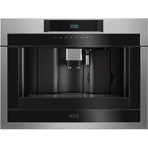 AEG KKE884500M - Machine à café automatique - intégrable avec buse vapeur '"Cappuccino'" - 15 bar - acier inoxydable - Publicité