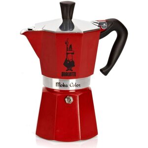 Bialetti Cafetière Italienne 6 Tasses Rouge 0004943 Moka Color - Publicité