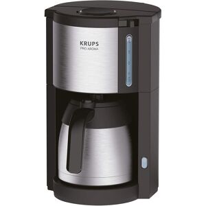 Krups Cafetière Électrique De 1,25l Pour 10 A 15 Tasses Avec Verseuse Isotherme Gris Noir - Publicité