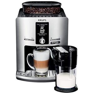 Krups Machine À Café Automatique Expresso Broyeur Espresseria Latt Espress Silver Cafetière Espresso Machine À Café Grains Cappuccino Yy4201fd, 1450 W - Publicité