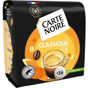 Carte noire Pack 2 boites de 36 dosettes Café Carte Noire Classique + 1 offert