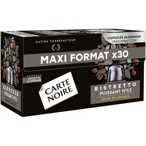 Carte noire Capsules de café Carte Noire Ristretto N° 12 - Boîte de 30