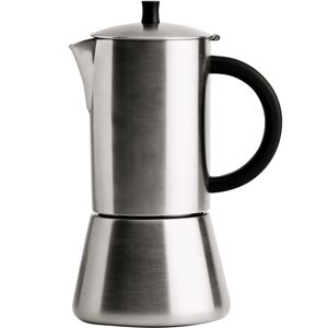 cristel Cafetière italienne induction 10 tasses en inox brossé 10cm Argent 17x26x15cm