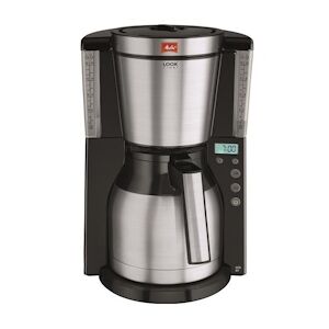 Melitta 1011-16 Cafetiere Filtre Programmable Avec Verseuse Isotherme Look Iv Therm Timer - Noir - Publicité