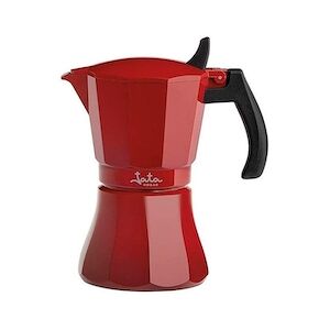 JATA Cafetière Italienne HCAF2009 Rouge Aluminium (9 Tasses) usage non-intensif JATA