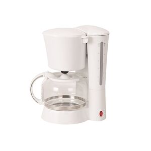 aro Cafetière CM1216, 26.4 x 17 x 30 cm, verseuse en verre, 1,25 L (jusqu'à 12 tasses), 870 W, anti-goutte, blanc