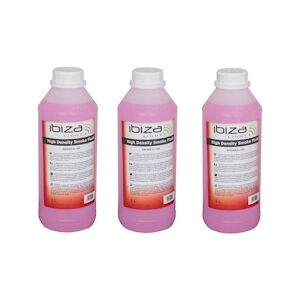 Liquide pour machine à fumée - IBIZA LIGHT SMOKE1L-HD - haute densité - 3L inclus