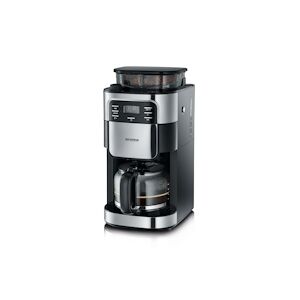 Severin 4810 Cafetiere Filtre Avec Broyeur Integre - Noir Et Inox - 1000w - 1,4 L - Usage Non Intensif - Severin