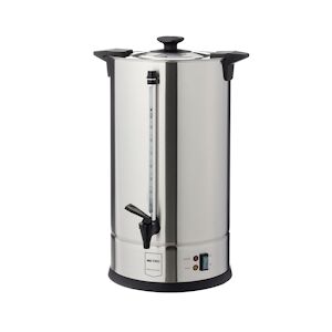 Metro Professional Percolateur à café GCM4015 à filtre rond, inox, 15 L, 100 tasses, 1 650 W, indicateur de niveau d’eau, argenté