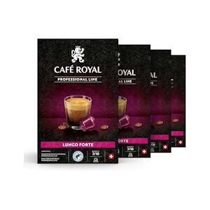 CAFÉ ROYAL Café en Capsule Lungo Forte pour machine Café Royal Pro uniquement 4 x 48