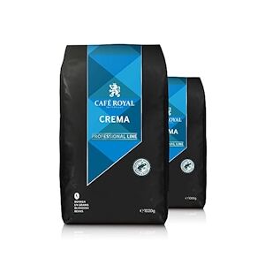 CAFÉ ROYAL Café en grains Crema 2x1kg Café Royal Pro Certifié Rainforest