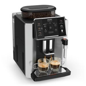 Machine à café à grain Krups Sensation EA910E10 1450 W Argent Silver / Noir - Publicité