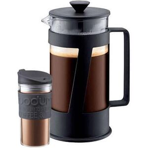 Bodum Mug isotherme noir 35 cl + Cafetière à Piston Crema 8 tasses - 1L - Bodum - 100.0000 - Publicité