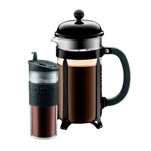 Bodum Mug isotherme noir 45 cl + Cafetière à Piston Chambord 8 tasses - 1L - Bodum - 100.0000 - Publicité