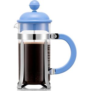 Bodum Cafetière à Piston Caffettiera Bleu Matisse en plastique SAN incassable 3 tasses - 35 cl - Bodum - 35.0000 - Publicité