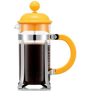 Bodum Cafetière à Piston Caffettiera Orange Yolk en plastique SAN incassable 3 tasses - 35 cl - Bodum - 35.0000 - Publicité