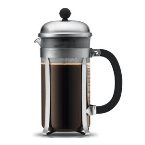 Bodum Cafetière à Piston Chambord Inox mat 8 tasses - 1L - Bodum - 35.0000 - Publicité