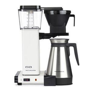 Moccamaster Cafetière filtre Moccamaster KBGT avec verseuse isotherme Blanche 1.25L + offre cadeaux - Arrêt automatique - Publicité