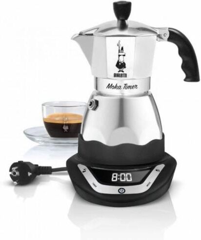 Bialetti Cafetière italienne électrique 3 tasses Easy timer 6092   BIALETTI