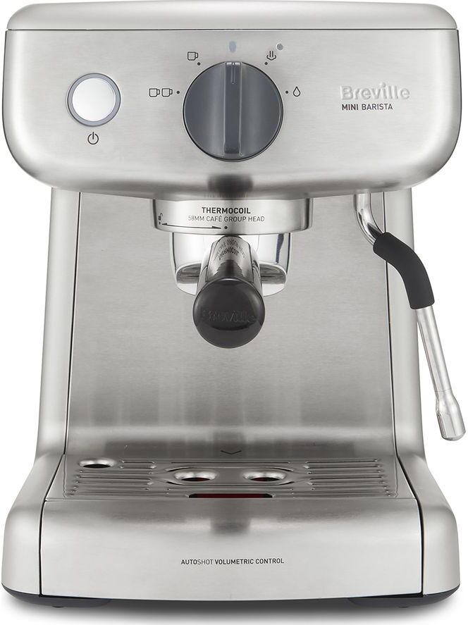 BREVILLE VCF125 Mini Barista Coffee Machine - Stainless Steel