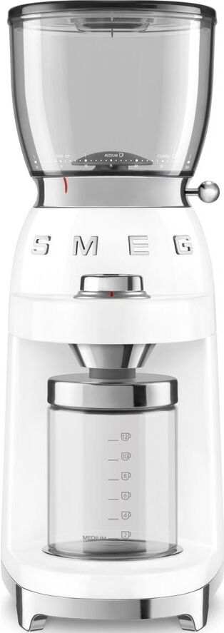 Smeg CGF01WHUK Electric Coffee Grinder - White, White