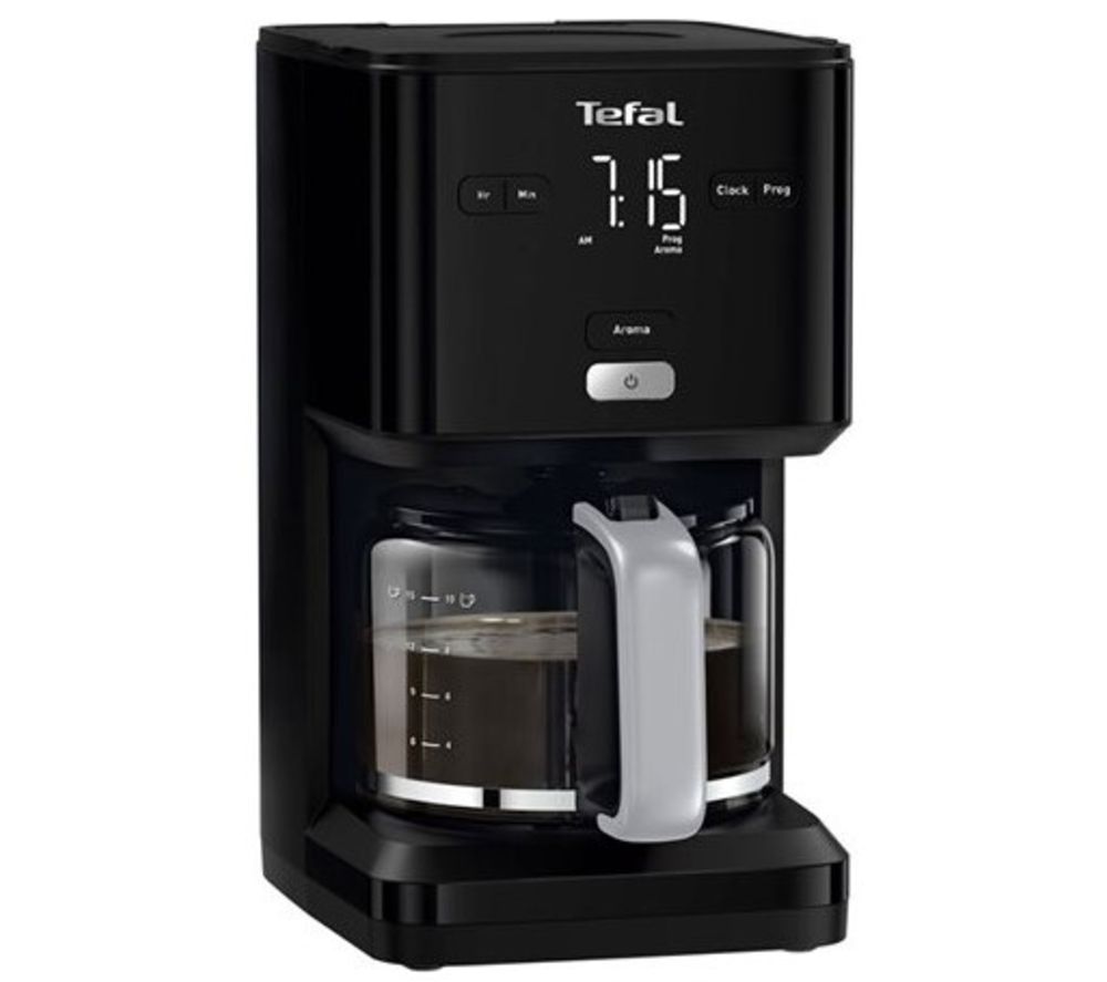 Tefal Smart N Light Filter Coffee Machine - Black, Black