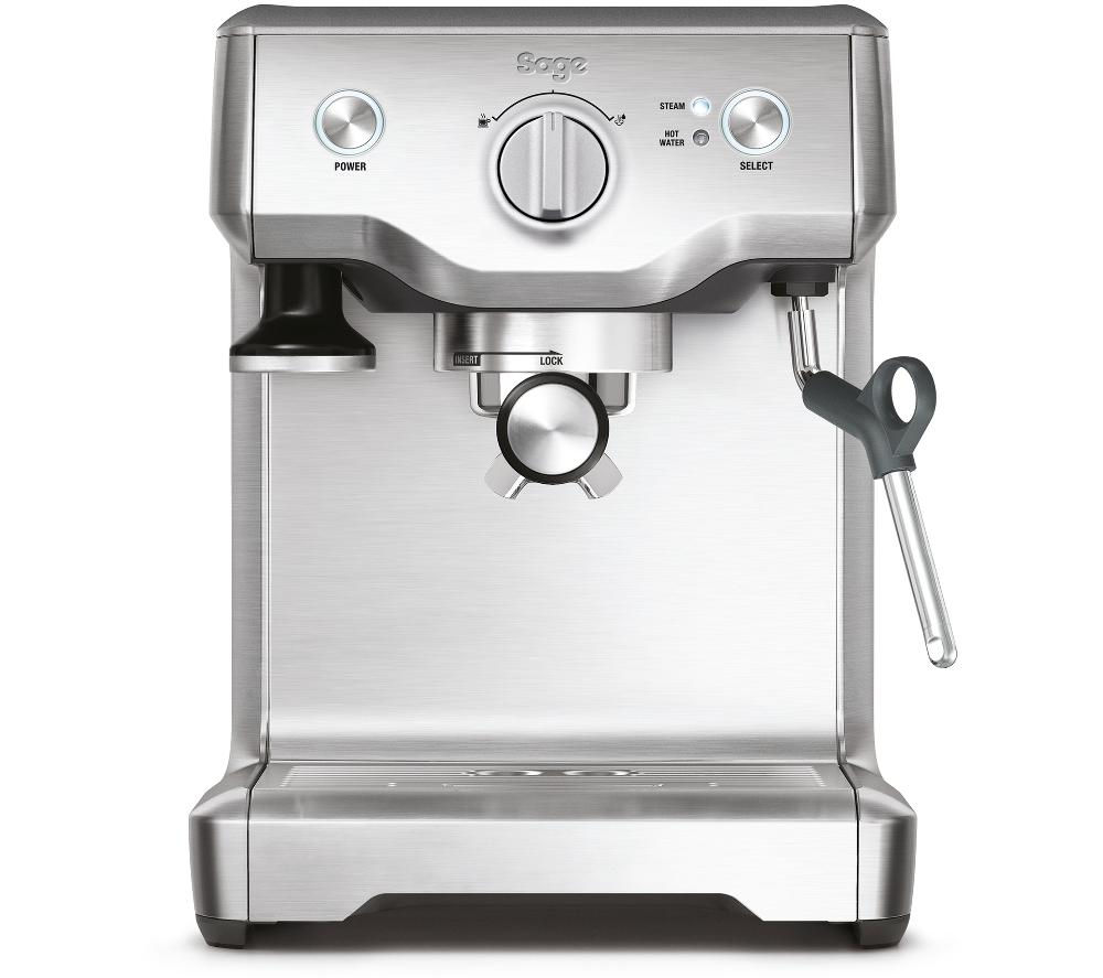 SAGE Duo Temp Pro Coffee Machine - Silver, Silver
