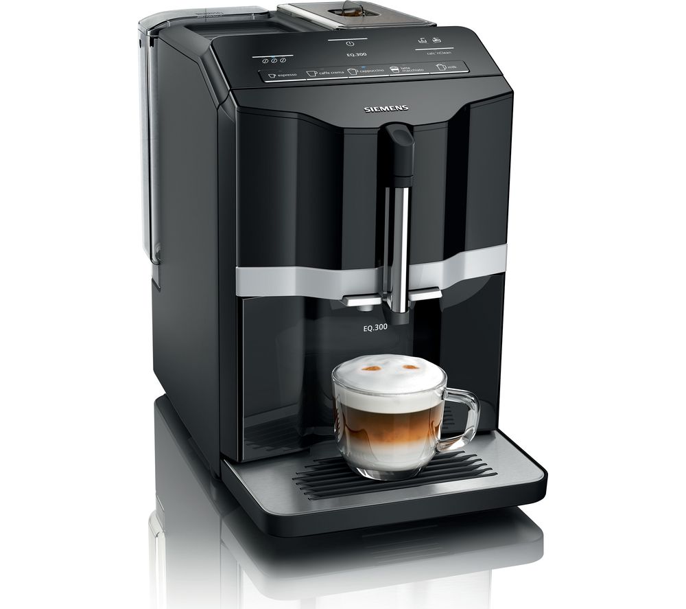 Siemens EQ.300 TI351209GB Bean to Cup Coffee Machine - Black, Black