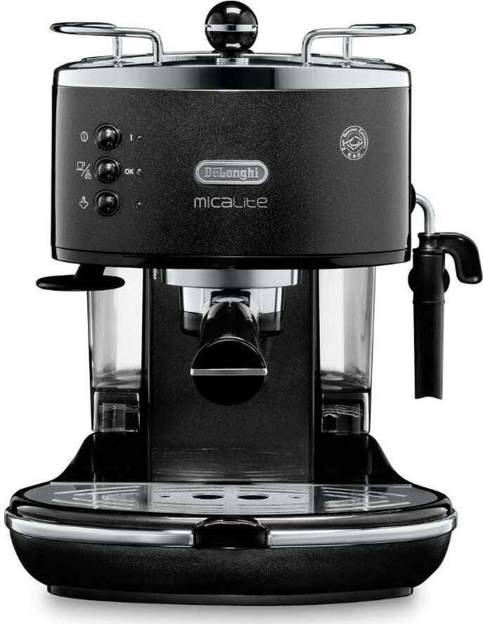 DeLonghi Icona Micalite ECOM311.BK Coffee Machine - Black, Black