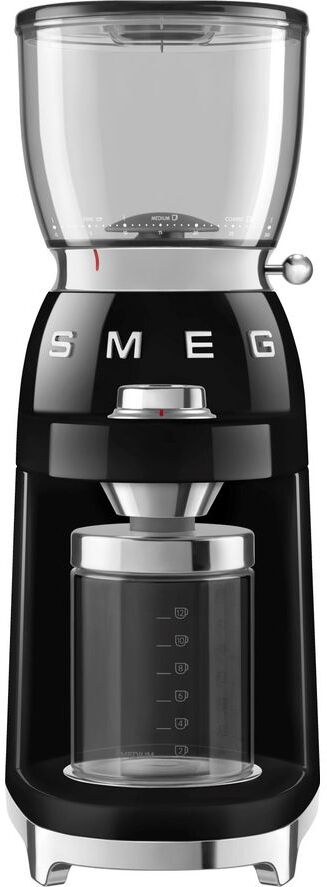 Smeg CGF01BLUK Electric Coffee Grinder - Black, Black