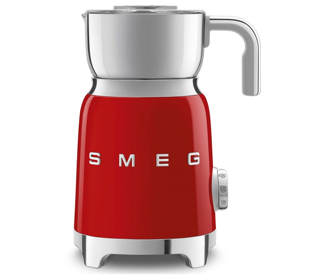 Smeg MFF01RDUK Milk Frother - Red, Red