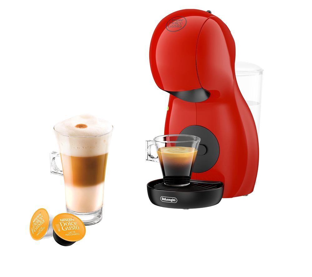DOLCE GUSTO by De'Longhi Piccolo XS EDG210R Coffee Machine - Red, Red