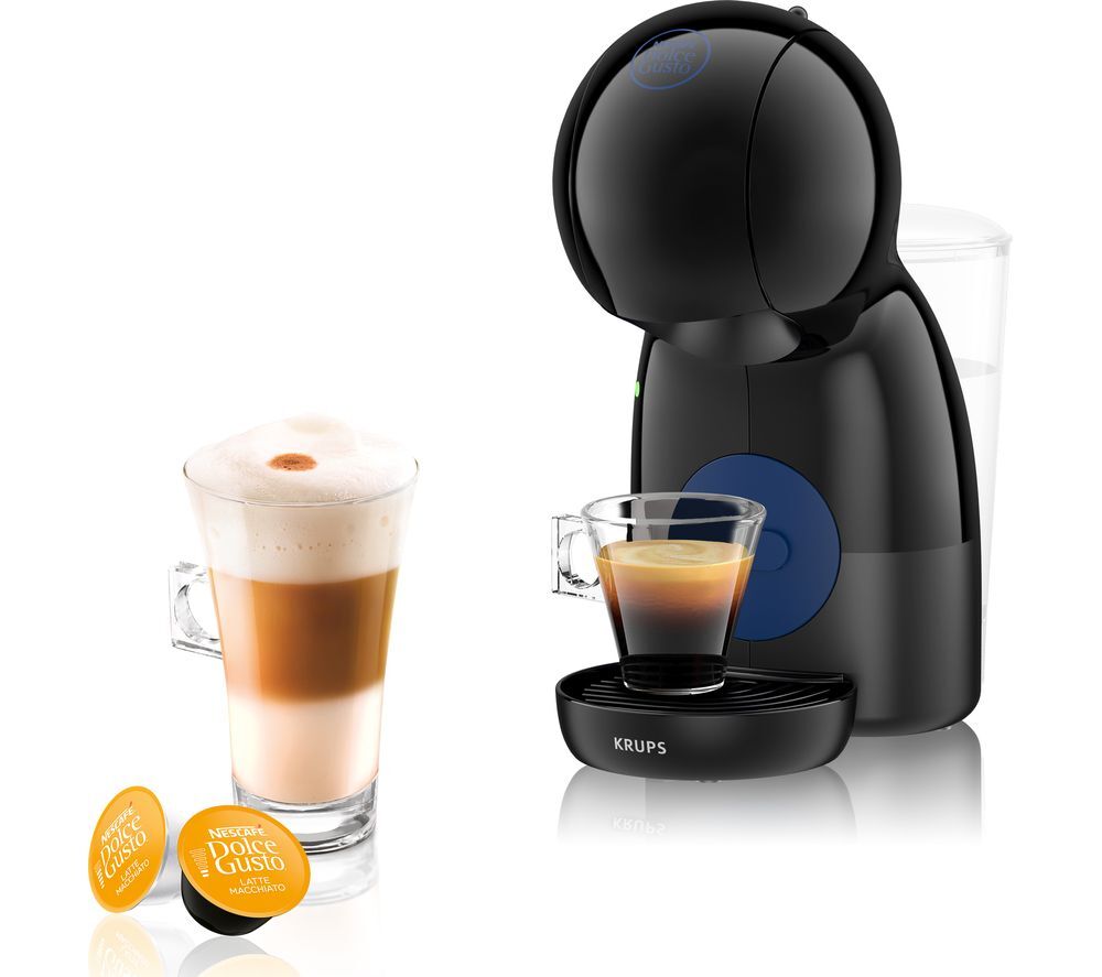 DOLCE GUSTO by KRUPS Piccolo XS KP1A0840 Coffee Machine - Black, Black